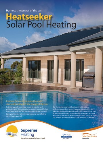 Heatseeker Solar Pool Heating - Albatross Pools