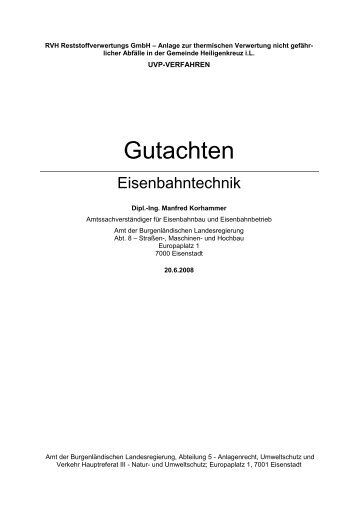 Gutachten - Die Grünen – Burgenland