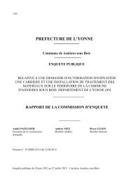 CarriÃ¨re d'AsniÃ¨res - 0,67 Mb - PrÃ©fecture de l'Yonne