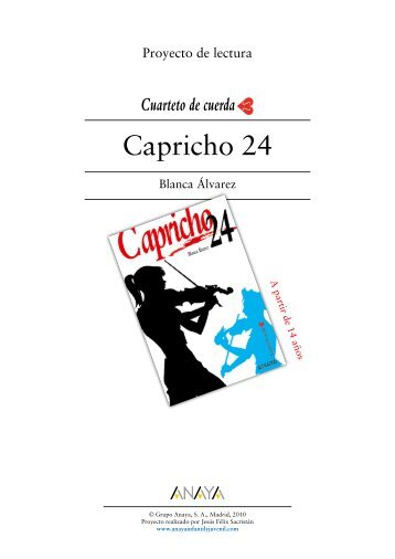 Capricho 24 (proyecto de lectura) - Anaya Infantil y Juvenil