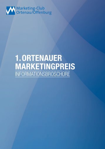 1. ortenauer marketingpreis - Marketing-Club Ortenau/Offenburg