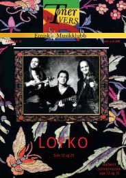 Katalog nr 22 - Velkommen til Etnisk Musikklubb