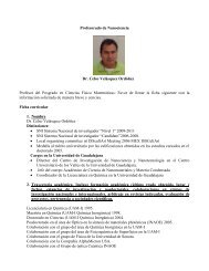 Curriculum Vitae - Centro Universitario de los Valles - Universidad ...