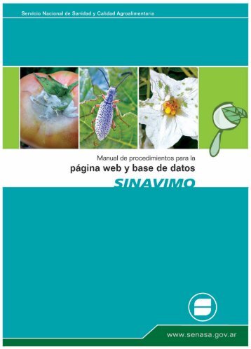 Manual de procedimientos para la pÃ¡gina web y base de ... - Senasa