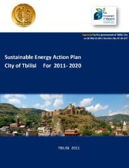 Sustainable Energy Action Plan City of Tbilisi for 2011-2020 - LED