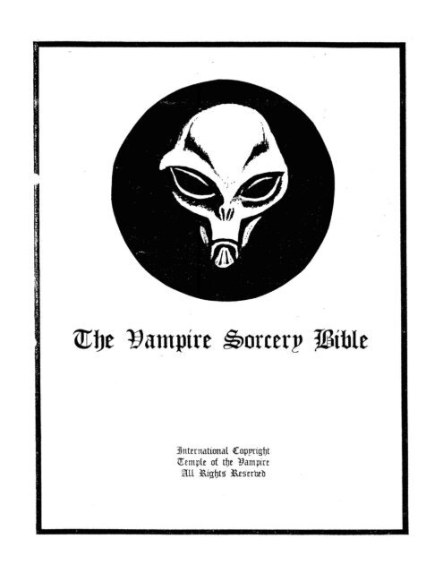 4 The Vampire Sorcery Bible.pdf - End Time Deception