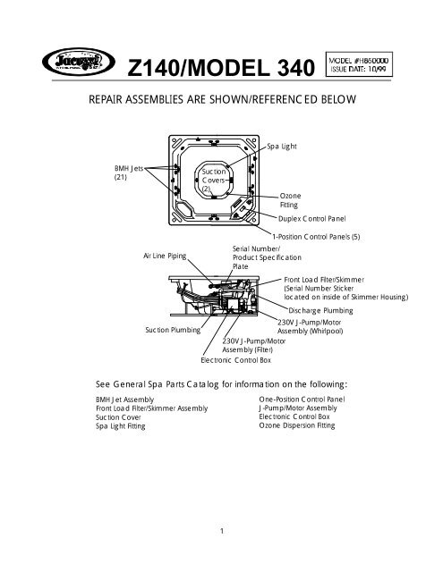 ECHO Z140 - Clear Creek Spas