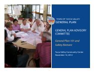 GENERAL PLAN - Town of Yucca Valley