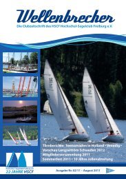 Nr. 2/2011 (PDF) - Hochschul-Segelclub Freiburg