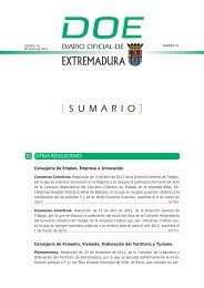 OTRAS RESOLUCIONES III - Diario Oficial de Extremadura