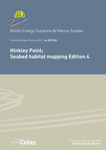 Hinkley Point; Seabed habitat mapping Edition 4 - National ...