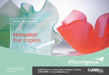Plexiglas Acrylic Sheet Brochure - Curbellplastics.com