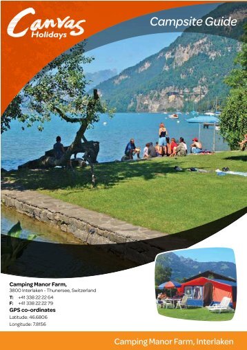 Campsite Guide - Canvas Holidays