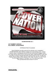 Cover Nation - David Gresham Records