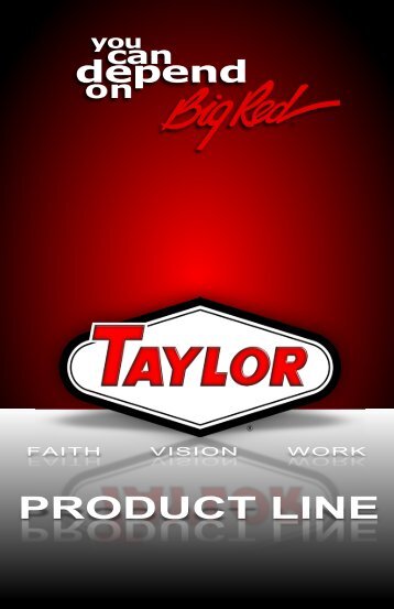 Product Brochure - Taylor Machine Works