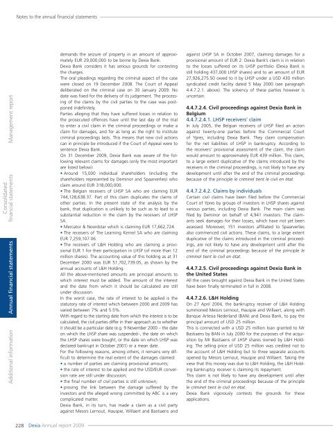 Annual report 2009 - Dexia.com