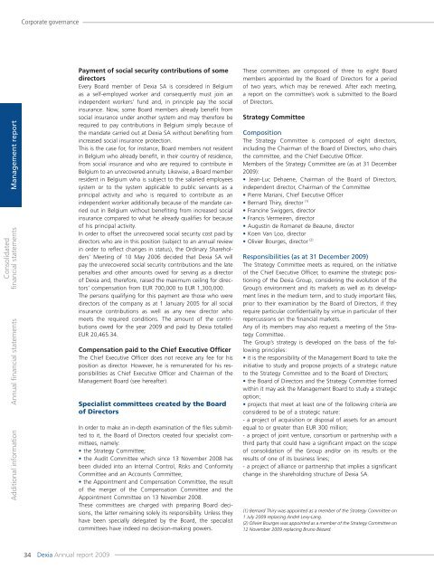 Annual report 2009 - Dexia.com