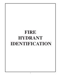 FIRE HYDRANT IDENTIFICATION - Mueller Co.