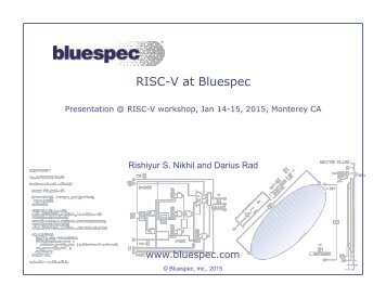 riscv-bluespec-workshop-jan2015