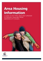 Area Housing Information - Aberdeen City Council