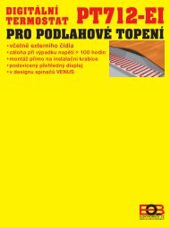 pt712-ei digitální termostat pro podlahové topení - Unishop