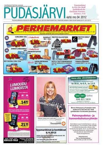 Pudasjarvilehti-34-2.. - PudasjÃ¤rvi-lehti ja VKK-Media Oy