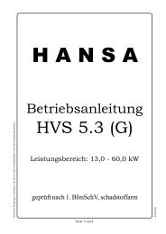 HVS 5.3 - Hansa Brenner