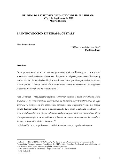 La introyeccion en la terapia gestalt.pdf - gestaltnet