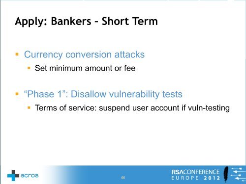 How to Rob an Online Bank (and get away with it) - Acros Security