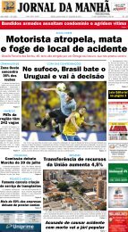 Capa do jornal em PDF - Jornal da ManhÃ£