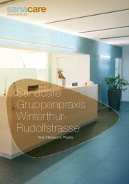 Sanacare Gruppenpraxis Winterthur- Rudolfstrasse