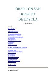 Orar con San Ignacio de Loyola. Por P. BorrÃ¡s. - marÃ­a, toda una mujer