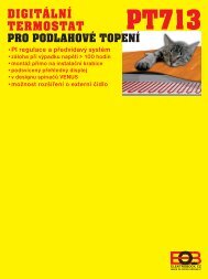 pt713 digitální termostat pro podlahové topení - Unishop.cz