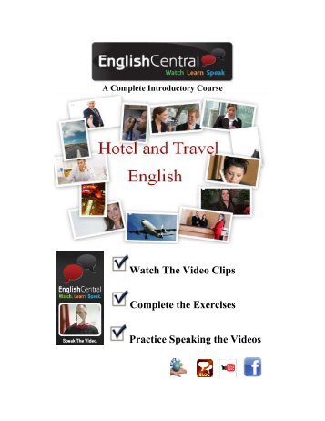 EnglishCentral Tourism Coursebook - EFL Classroom 2.0