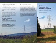 Transmission Line Vegetation Management - PPL Electric Utilities