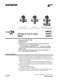 4847 Vannes Ã  2 ou 3 voies, PN16 VMP47... VVP47... VXP47...