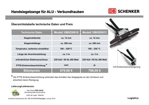 PDF herunterladen - Schenker Deutschland AG - DB Schenker