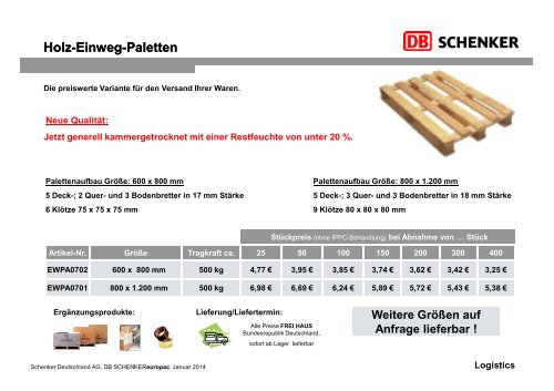 PDF herunterladen - Schenker Deutschland AG - DB Schenker