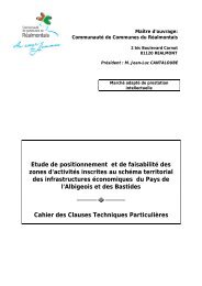 Etude de positionnement et de faisabilitÃ© des zones d'activitÃ©s ...