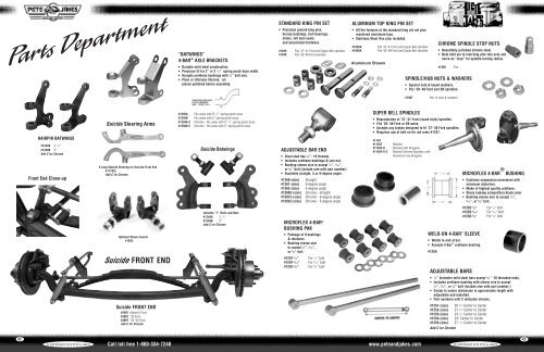 PartsDepartment - Pete and Jake's Hot Rod Parts