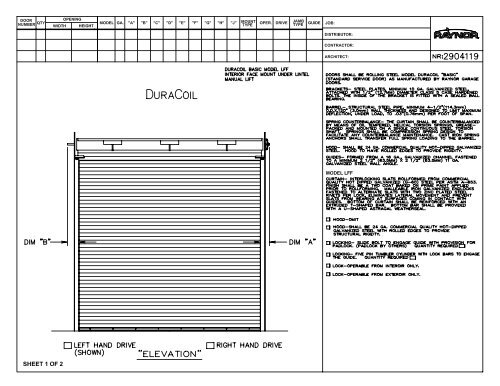 PDF Document - Raynor Garage Doors