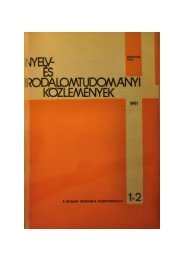 1990/1-2. - SzabÃ³ T. Attila Nyelvi IntÃ©zet