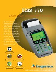 Elite 770 Short range portable EFT terminal - Codeo