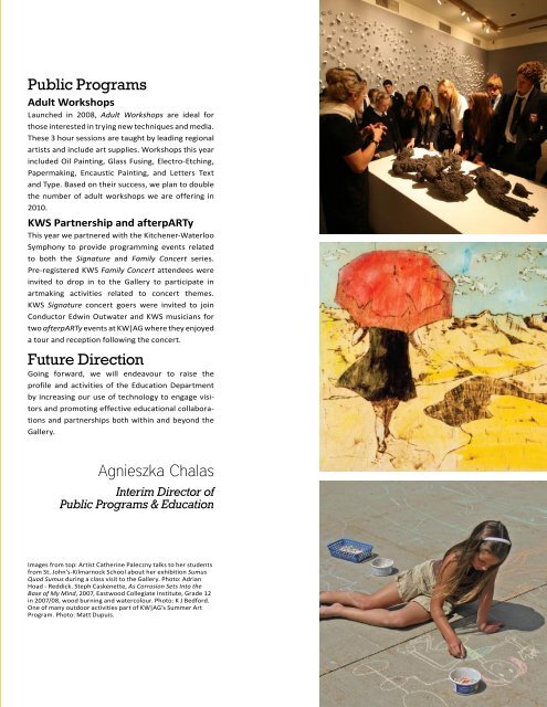 AG's annual report 2009 - Kitchener-Waterloo Art Gallery