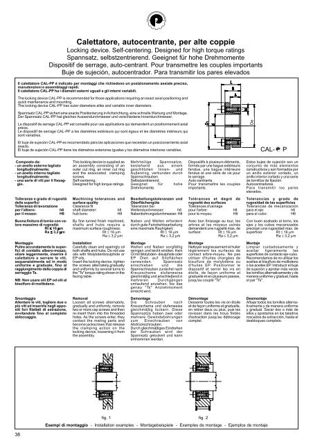 Calettatore, autocentrante, per alte coppie - Pawo-Alu