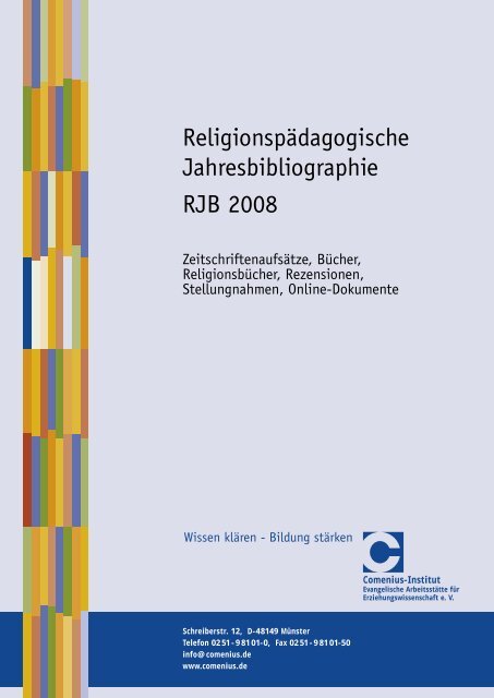 Pdf Datei 1 Mb Comenius Institut Evangelische Arbeitsstatte Fur