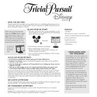 Trivial Pursuit Disney - Spelregels