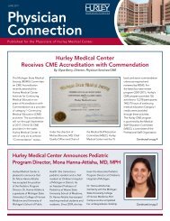 Physician Connection - Hurley Medical Center Education & Research