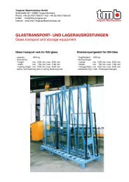 glastransport- und lagerausrüstungen - Torgauer Maschinenbau ...