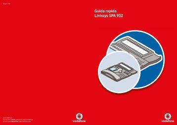 Guida rapida Linksys SPA 932 - Vodafone